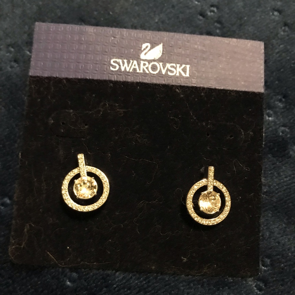 Swarovski stud earrings